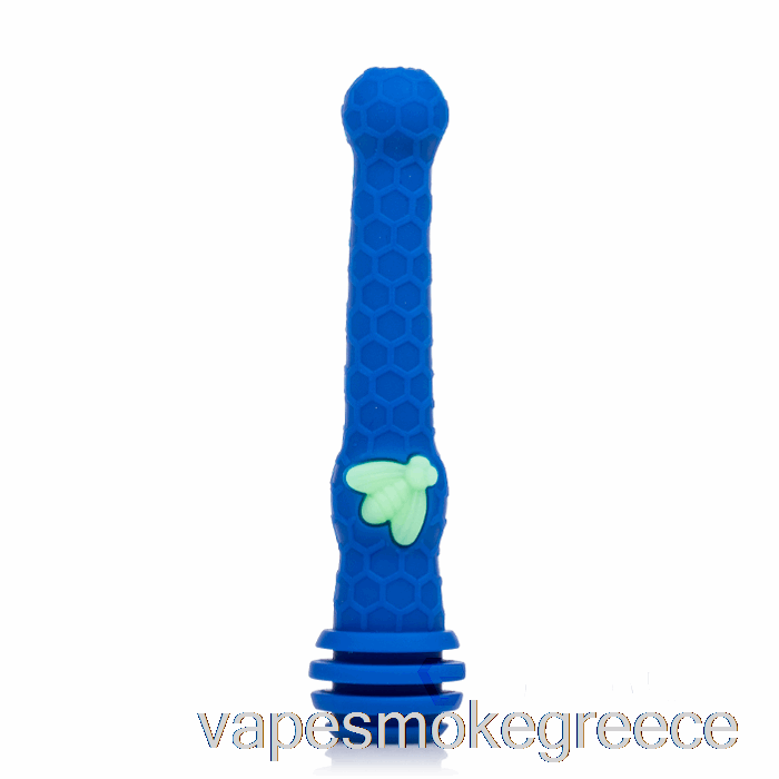 Vape Greece Stratus Honey Dipper σιλικόνης άχυρο ναυτικό / Uv Bee (μπλε / Uv Green Bee)